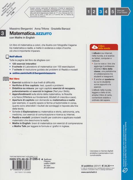  Matematica.azzurro. Con maths in english. Con e-book. Con espansione online. Vol. 3: Moduli S, L, Beta. - 2