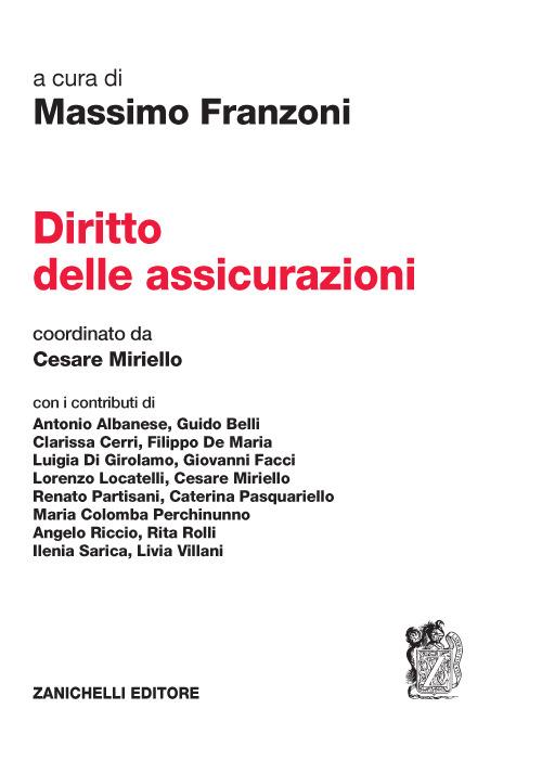 Diritto delle assicurazioni - copertina