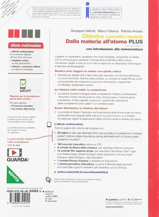  Chimica: concetti e modelli. Dalla materia all'atomo plus. Con introduzione alla nomenclatura. Per le Scuole superiori - 2