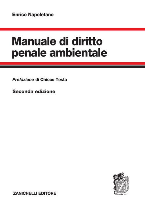 Manuale di diritto penale ambientale - Enrico Napoletano - copertina