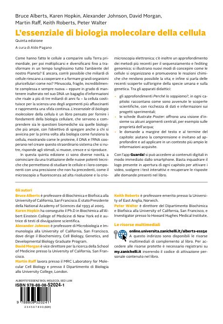 L'essenziale di biologia molecolare della cellula. Con Contenuto digitale (fornito elettronicamente) - Bruce Alberts,Karen Hopkin,Alexander Johnson - 5