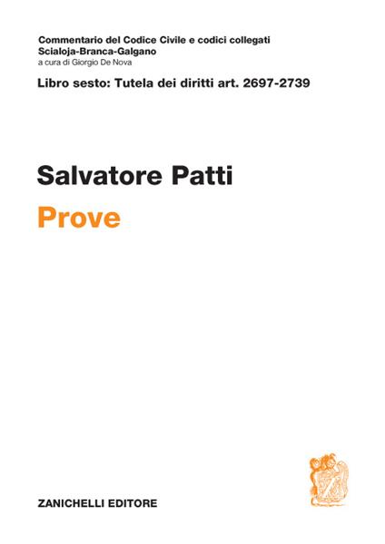 Art. 2697-2739. Prove - Salvatore Patti - copertina