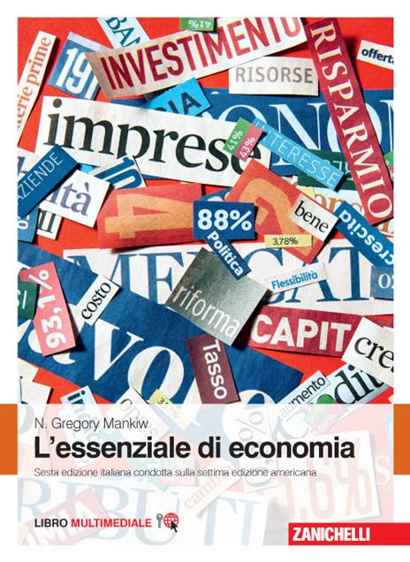 L' essenziale di economia. Con e-book - N. Gregory Mankiw - copertina