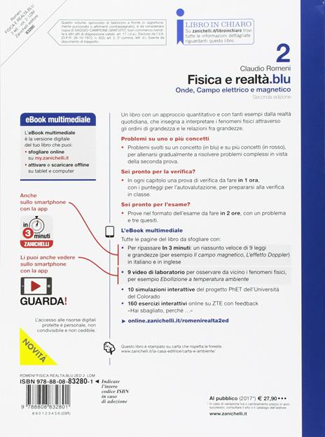  Fisica e realtà.blu. Con interactive e-book. Per le Scuole superiori - 2