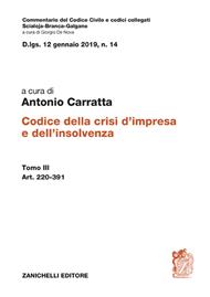 Codice della crisi d'impresa e dell'insolvenza. Vol. 3: Art. 220-391