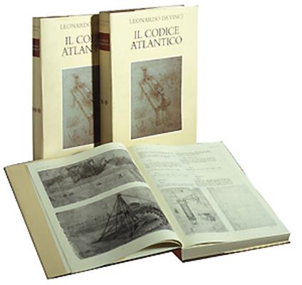 Il Codice Atlantico della Biblioteca ambrosiana di Milano - Leonardo da Vinci - copertina