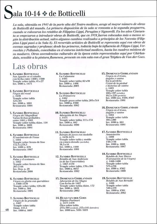 Galería de los Uffizi. Guía oficial todas las obras - Gloria Fossi - 3