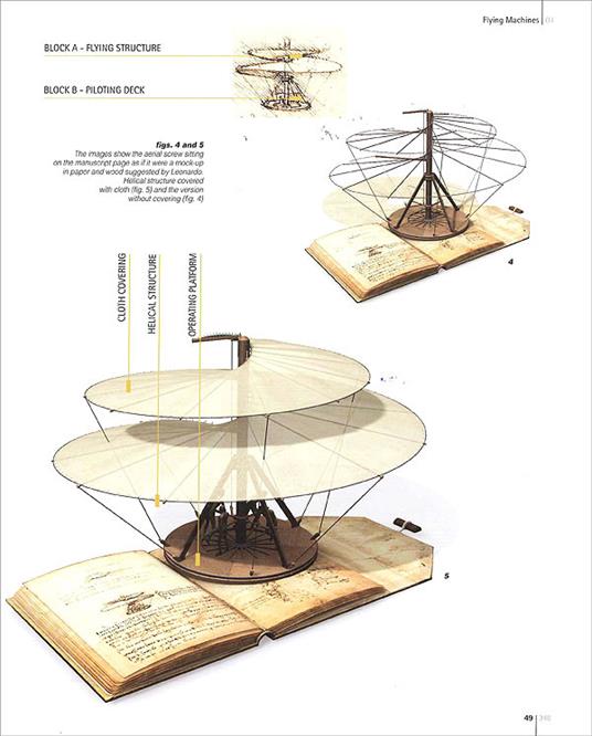 Leonardo's Machines. Secrets and Inventions in the Da Vinci Codices - Mario Taddei,Edoardo Zanon,Domenico Laurenza - 5