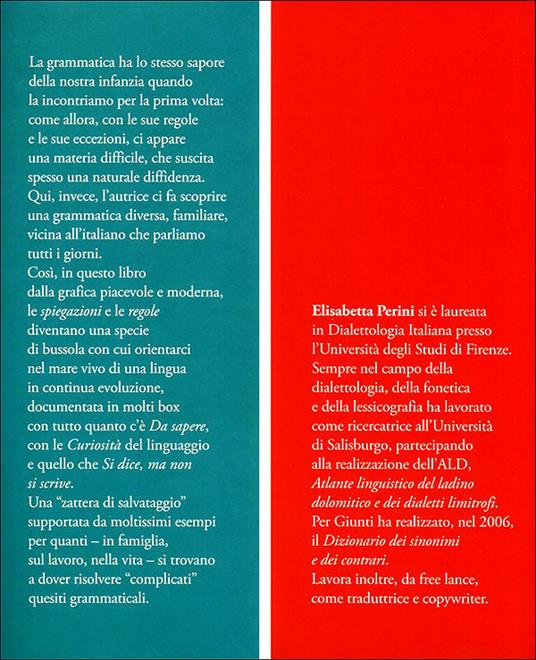 Grammatica italiana per tutti. Regole, spiegazioni, eccezioni, esempi, test - Elisabetta Perini - 5