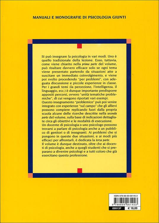 Insegnare la psicologia - Guido Petter - 4