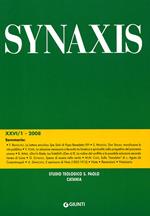 Quaderni di Synaxis. Vol. 26/1