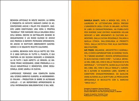 Birra. Storia e degustazione, tipologie di tutto il mondo, ricette e abbinamenti - Giò Pozzo - 3