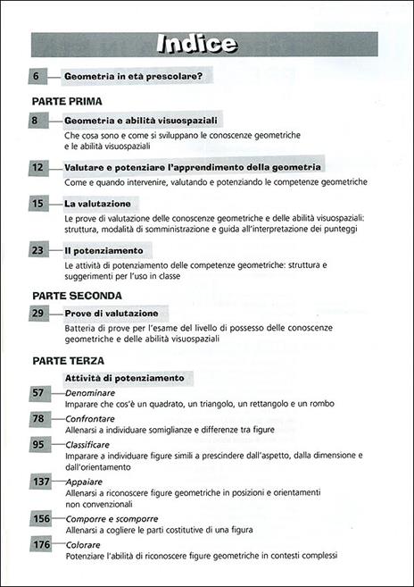 Conosco le forme: valutare e potenziare l'apprendimento della geometria dai 4 ai 6 anni - 3