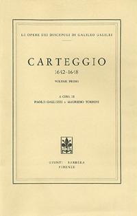 Carteggio 1642-1648 - Galileo Galilei - copertina