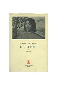 Lettere. Vol. 3 - Lorenzo de'Medici - copertina
