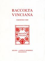 Raccolta Vinciana (1987). Vol. 22