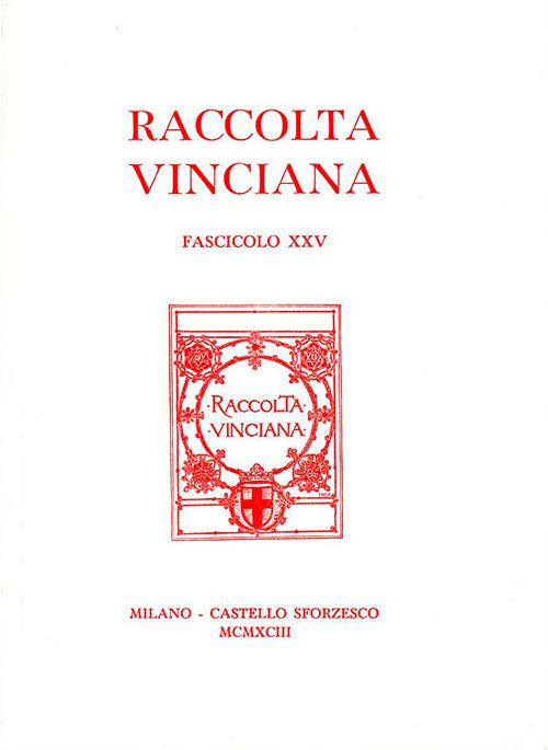 Raccolta Vinciana (1993). Vol. 25 - copertina