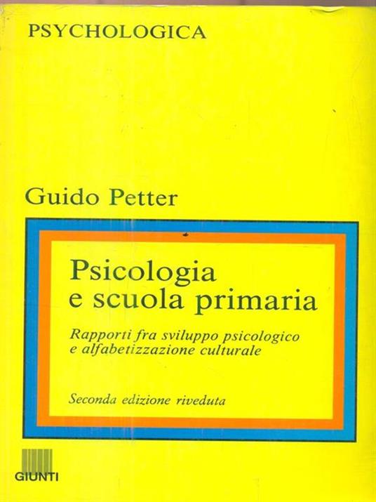 Psicologia e scuola primaria - Guido Petter - copertina