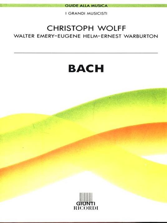 Bach - Christoph Wolf,Walter Emer,Ernest Warburton - copertina
