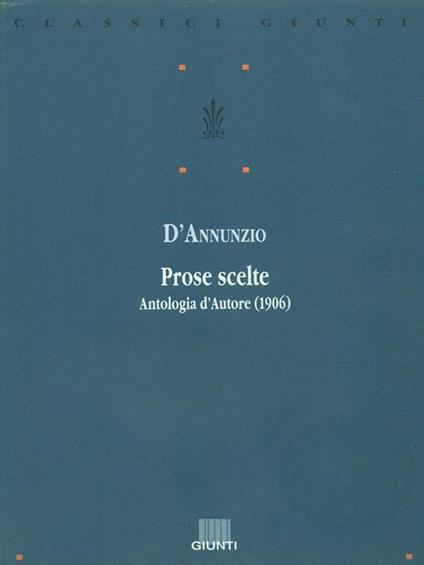 Prose scelte - Gabriele D'Annunzio - copertina