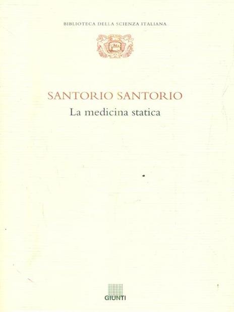 La medicina statica - Santorio Santorio - 2