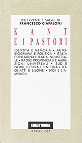  Kant e i pastori -  Francesco Ciafaloni - copertina
