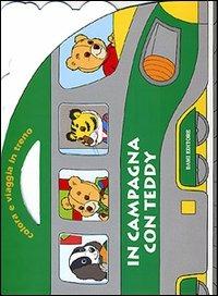 In campagna con Teddy. Colora e viaggia in treno - copertina