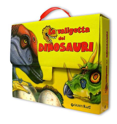 La valigetta dei dinosauri. Con gadget - Libro - Giunti Kids - Animali