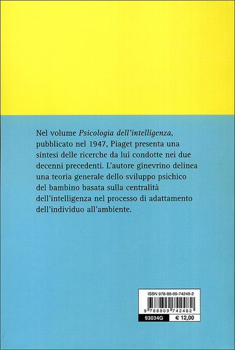 Psicologia dell'intelligenza - Jean Piaget - 4