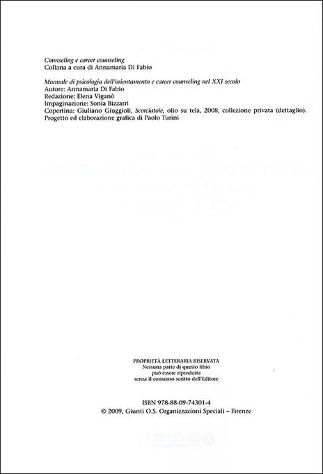 Manuale di psicologia dell'orientamento e career counseling nel XXI secolo - Anna M. Di Fabio - 3