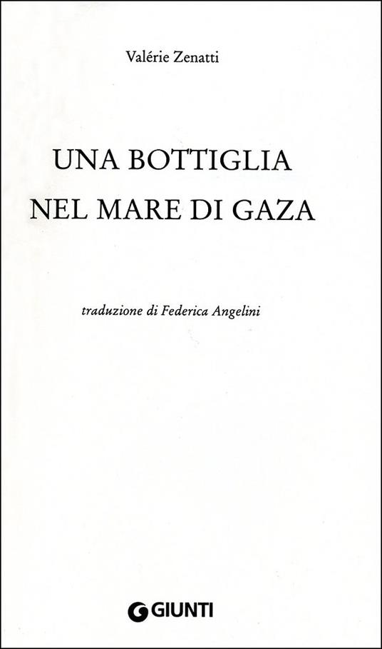 Una bottiglia nel mare di Gaza - Valérie Zenatti - 2