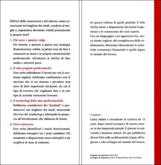 Promuovere se stessi - Luisa Adani - 4
