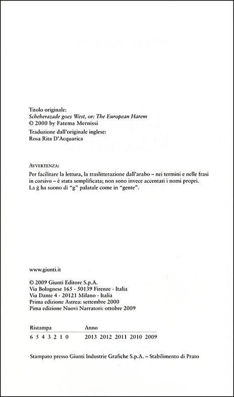 L'harem e l'Occidente - Fatema Mernissi - 2