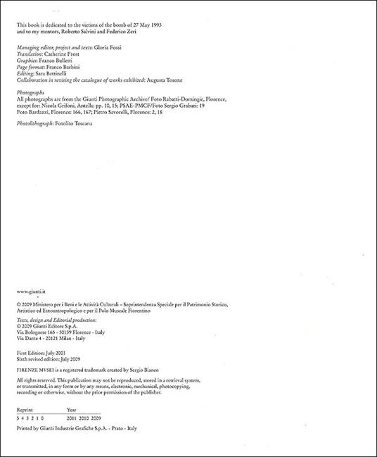 Uffizi gallery. Art, history, collections. Ediz. illustrata - Gloria Fossi - 2