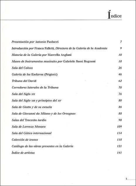 Galleria dell'Accademia. Guida ufficiale. Tutte le opere. Ediz. spagnola - Franca Falletti,Marcella Anglani,Gabriele Rossi Rognoni - 3