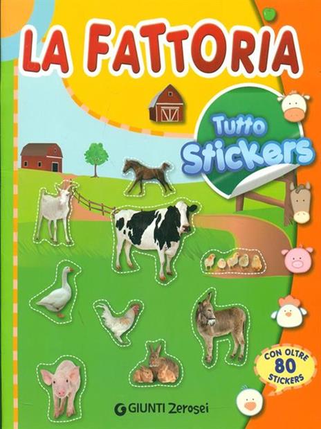 La fattoria. Tutto stickers. Ediz. illustrata - copertina