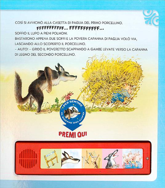 Tre porcellini. Premi e ascolta. Ediz. illustrata - Anna Casalis - 2