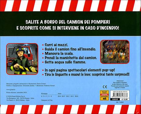Il camion dei pompieri. Libro pop-up. Ediz. illustrata - Dario Cestaro - 3