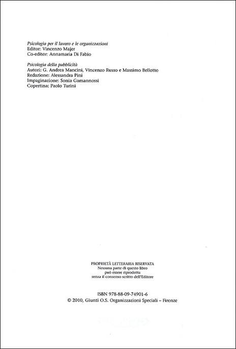 Psicologia della pubblicità. Oltre la tentazione - Andrea Mancini,Vincenzo Russo,Massimo Bellotto - 2