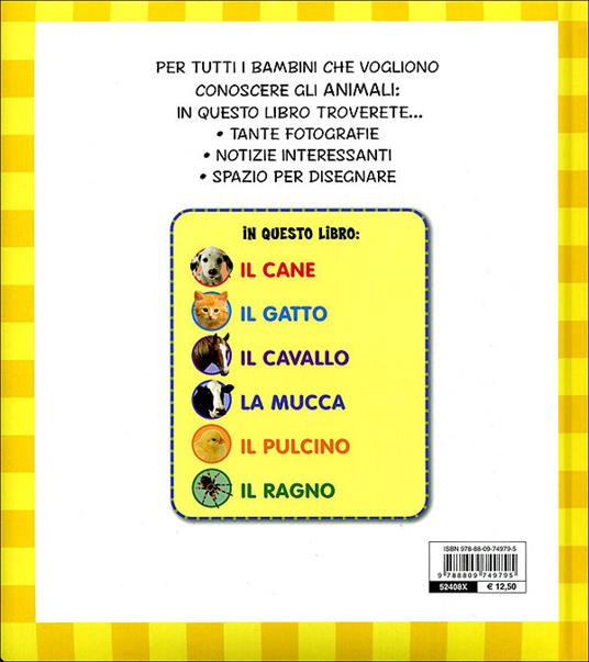 Gli animali. Cane, gatto, cavallo, mucca, pulcino, ragno - Sara Reggiani - 3