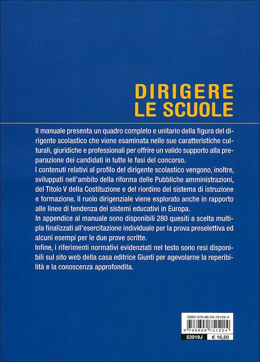 Dirigere le scuole. Manuale per il concorso dirigenti scolastici. Con esempi per la preselezione e le prove scritte - 4