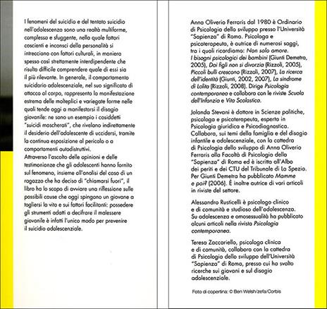 Chiamarsi fuori. Ragazzi che non vogliono più vivere - Anna Oliverio Ferraris,Alessandro Rusticelli,Paolo Sarti,Jolanda Stevani - ebook - 4