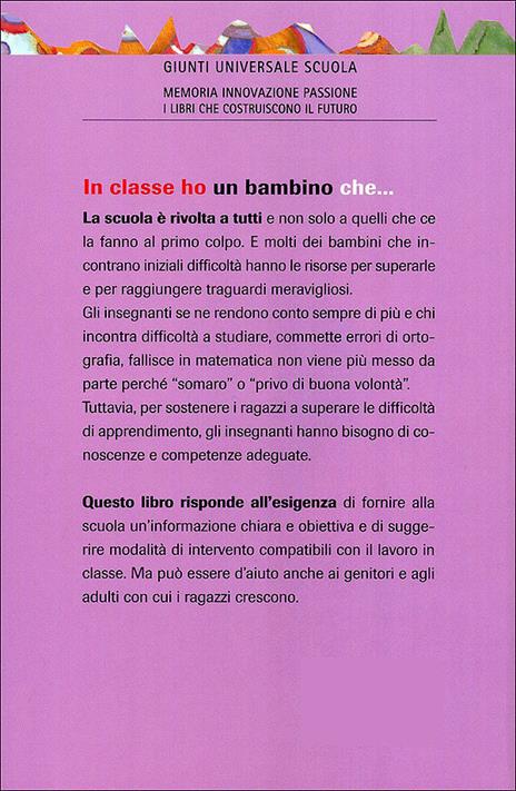 In classe ho un bambino che... L'insegnante di fronte ai disturbi specifici dell'apprendimento - Cesare Cornoldi,Sara Zaccaria - ebook - 4