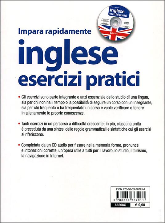 Inglese. Esercizi pratici. Sostantivi, aggettivi, pronomi, avverbi, preposizioni, verbi. Ediz. bilingue. Con CD Audio - Chiara Laverone,Victoria Tennant - 2