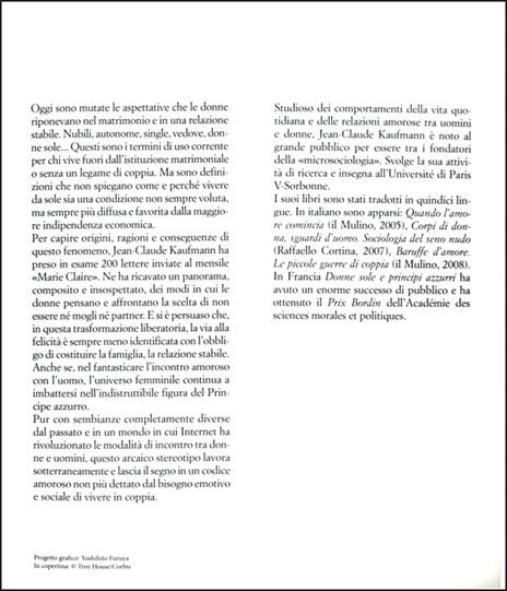 Donne sole e principi azzurri. Modelli, incontri e contraddizioni della vita amorosa - Jean-Claude Kaufmann - 6