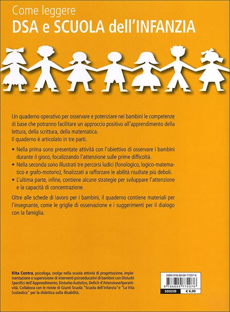 Come leggere DSA e scuola dell'infanzia. Quaderno operativo - Rita Centra - 8