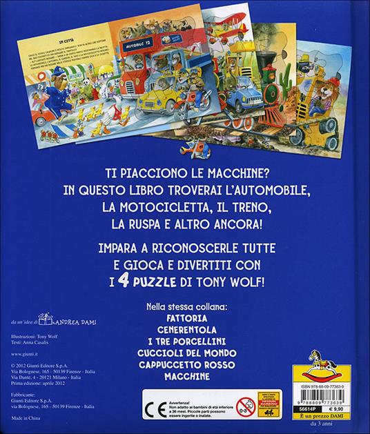 Macchine. Libro puzzle - Tony Wolf,Anna Casalis - 7