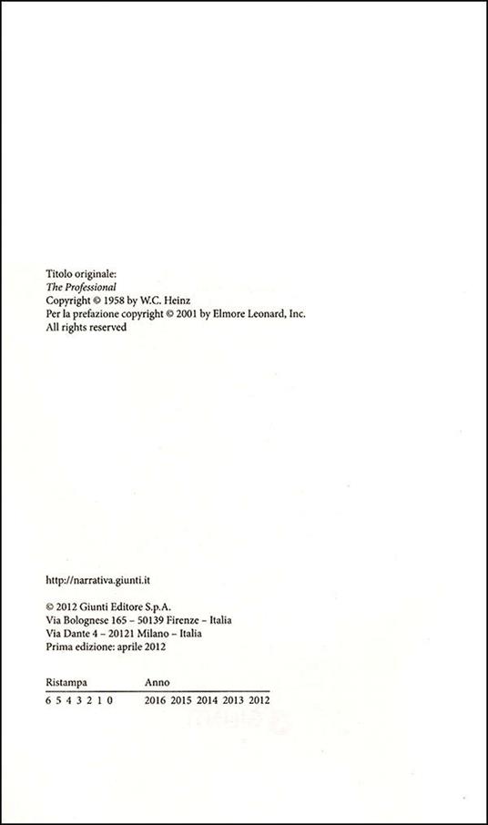 Il professionista - W. C. Heinz - 3