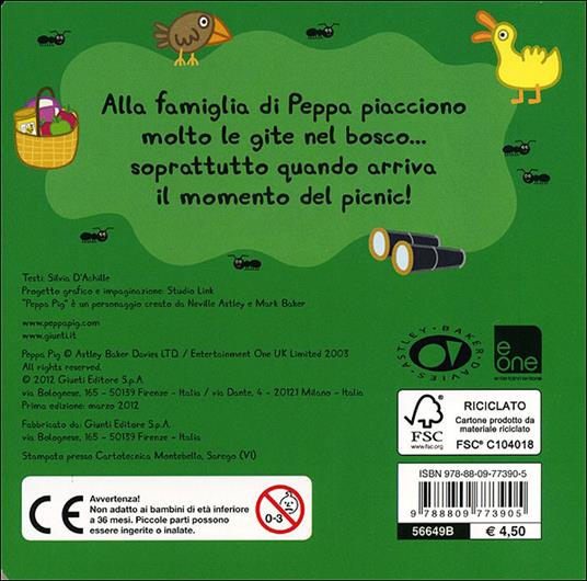 Una gita nel bosco. Peppa Pig. Hip hip urrà per Peppa! Ediz. illustrata - Silvia D'Achille - 3
