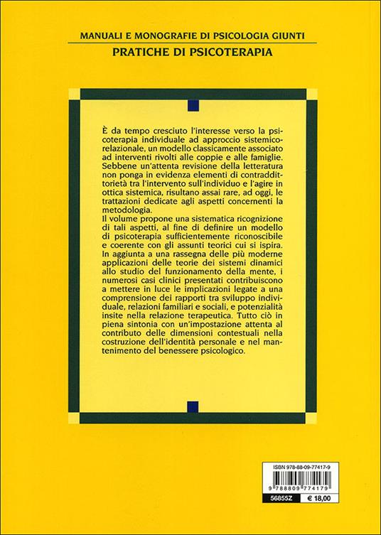 Identità e legami. La psicoterapia individuale a indirizzo sistemico-relazionale - Francesco Tramonti,Annibale Fanali - 3